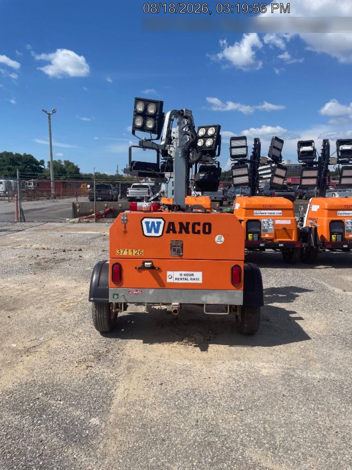 2023 Wanco WLTT-4MM4K Diesel, Deep Sea Controller, Shore Power Plug, Auto Start, (4) 350W LED Floodlights, 4kW Generator, 60 Gal Fuel Tank, 2" Ball, T3
