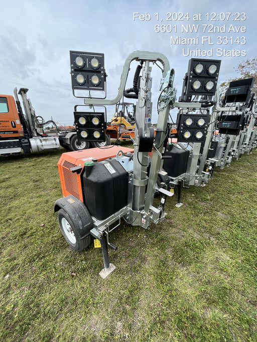 2023 Wanco WLTT-4MM4K Diesel, Deep Sea Controller, Shore Power Plug, Auto Start, (4) 350W LED Floodlights, 4kW Generator, 60 Gal Fuel Tank, 2" Ball, T3