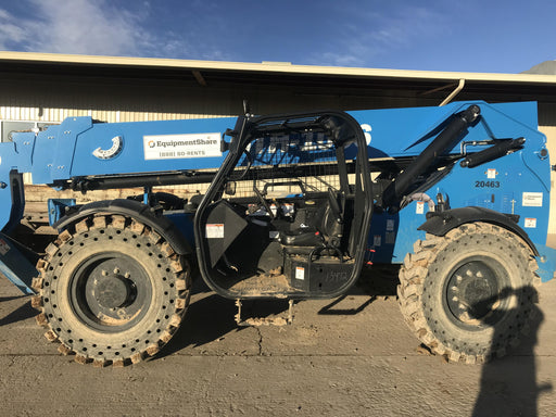 2018 Genie GTH-1056 GTH-1056 w/Open ROPS, Solid Tires, Work Lights, 60" carriage/forks, cab mesh, beacon