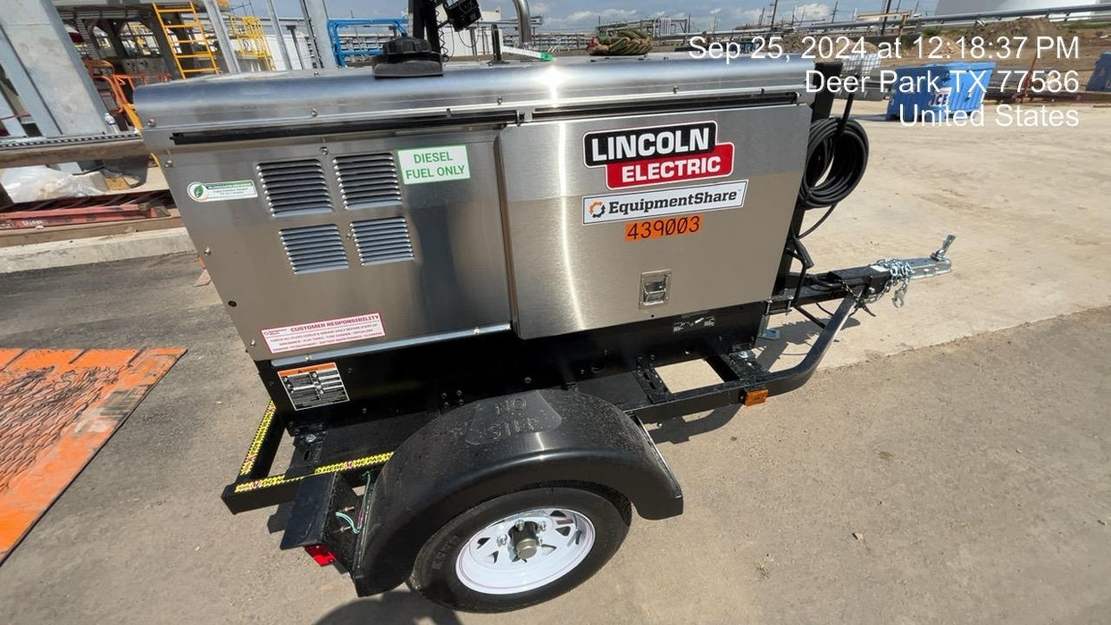 2024 Lincoln Electric LE400 Kubota V1505, Trlr, Cable Rack, Light Kit, ES Decals, T3