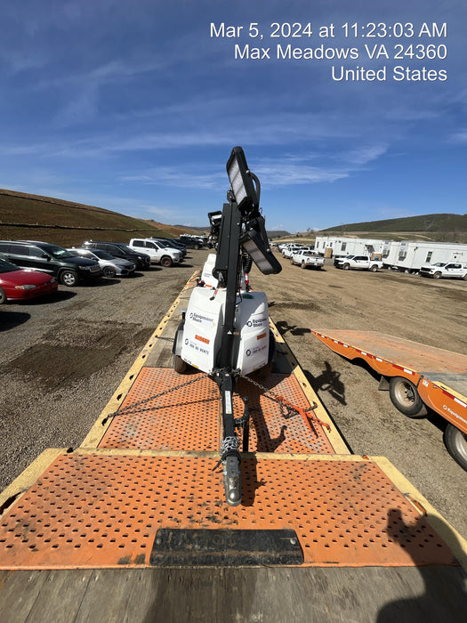 2023 Generac MLT2 Diesel, Flex Switch 120V Input, Powerzone Controller, 
(4) 320W LED Lights, 4kW Generator, 39.9 Gal Fuel Tank, 2" Ball, T3