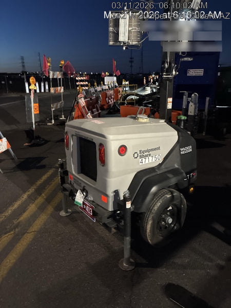 2024 Wacker Neuson LTT4 Diesel, Kohler KDW702, Deep Sea Controller, Auto Start, LED 320W, Bypass Outlet, T3