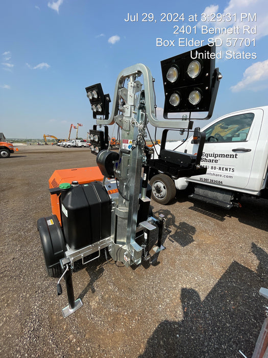 2024 Wanco WLTT-4MM4K Diesel, Deep Sea Controller, Shore Power Plug, Auto Start, (4) 350W LED Floodlights, 4kW Generator, 60 Gal Fuel Tank, 2" Ball, T3