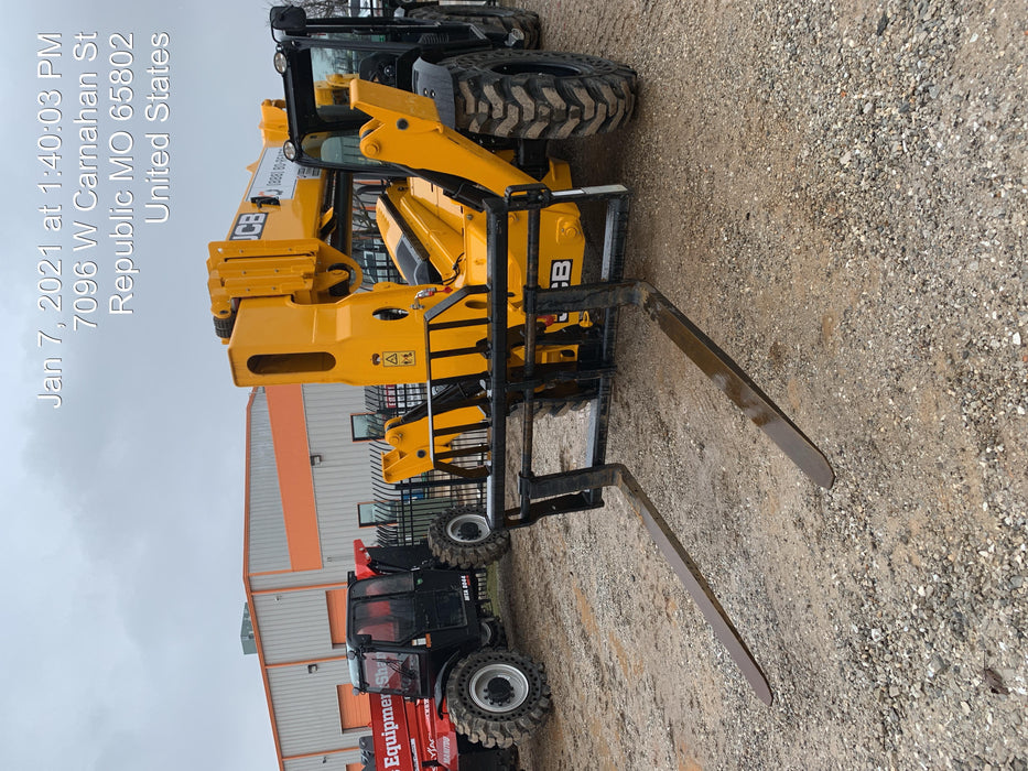 2020 JCB 510-56 Canopy, Solid Tires, Work Lights, Beacon, Aux Hydraulics, Back up Alarm, Lifting Eye, ES Decals