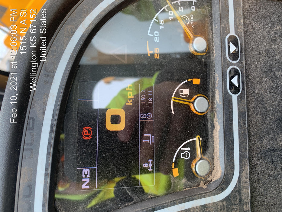 2020 JCB 509-42 Cab/Heat/Air, Solid Tires, Work Lights, Beacon, Aux Hydraulics, Back up Alarm, Lifting Eye, ES Decals