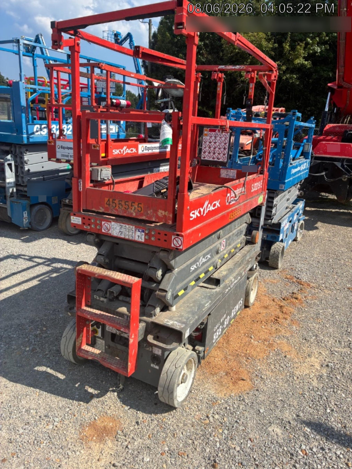 2024 Skyjack SJ3219 Electric Drive, Sld NM Tires, DBcns, RFRails, Power to Platform, T3 + Access Control
