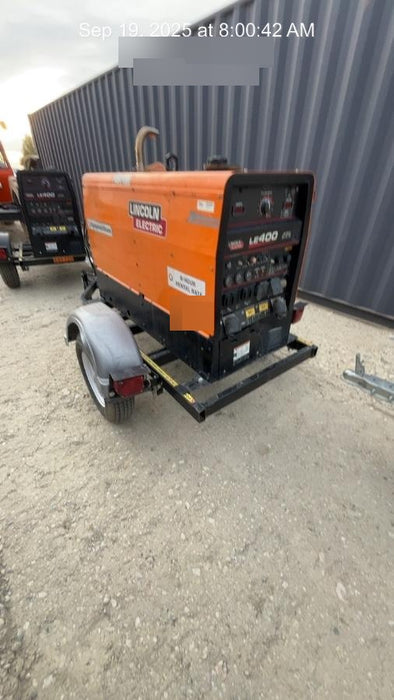 2022 Lincoln Electric LE400 Kubota V1505, Trlr, Cable Rack, Light Kit, ES Decals, T3