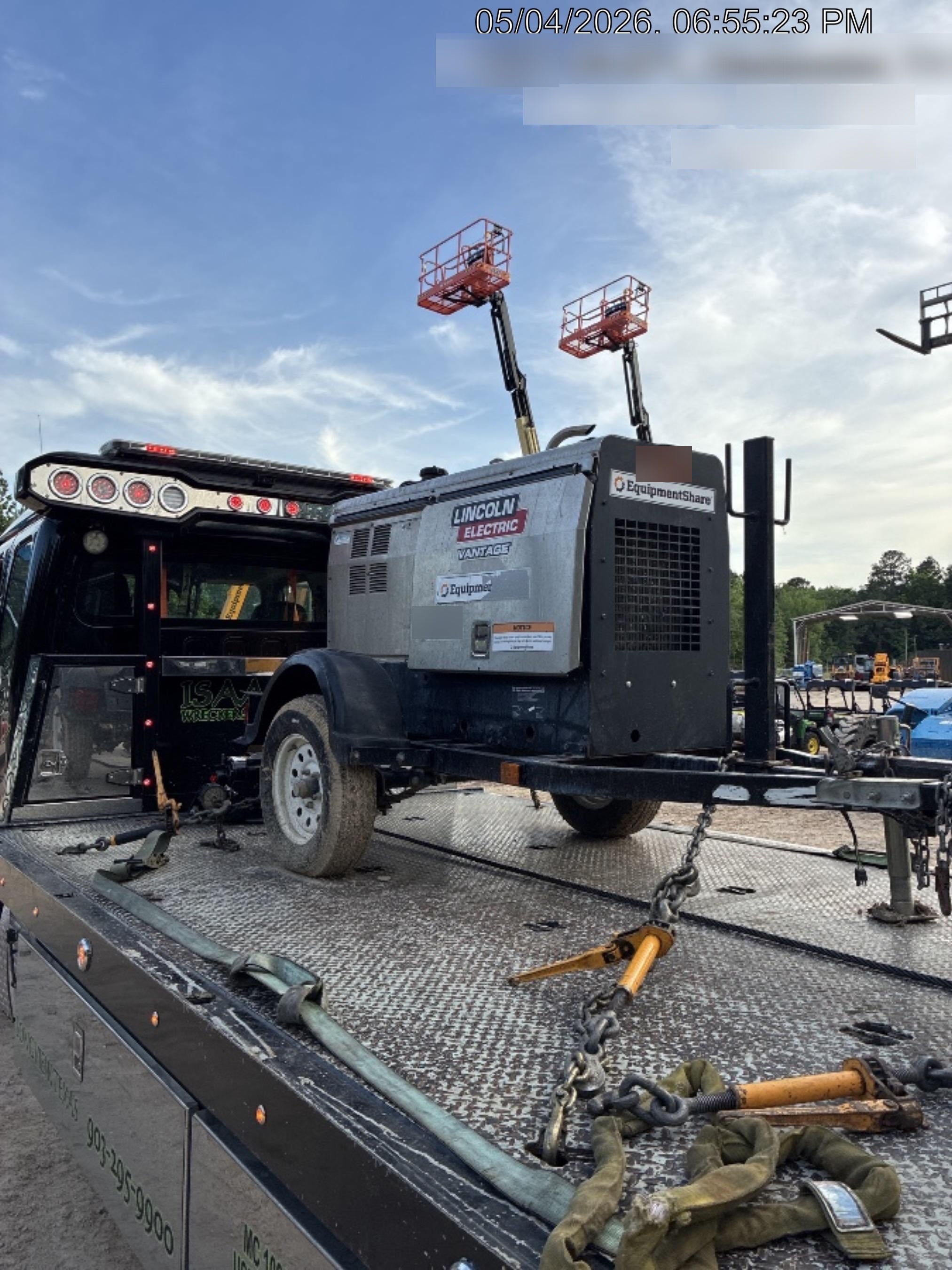 Lincoln Electric Vantage 322 Lincoln Vantage 322 Welder w/Trailer