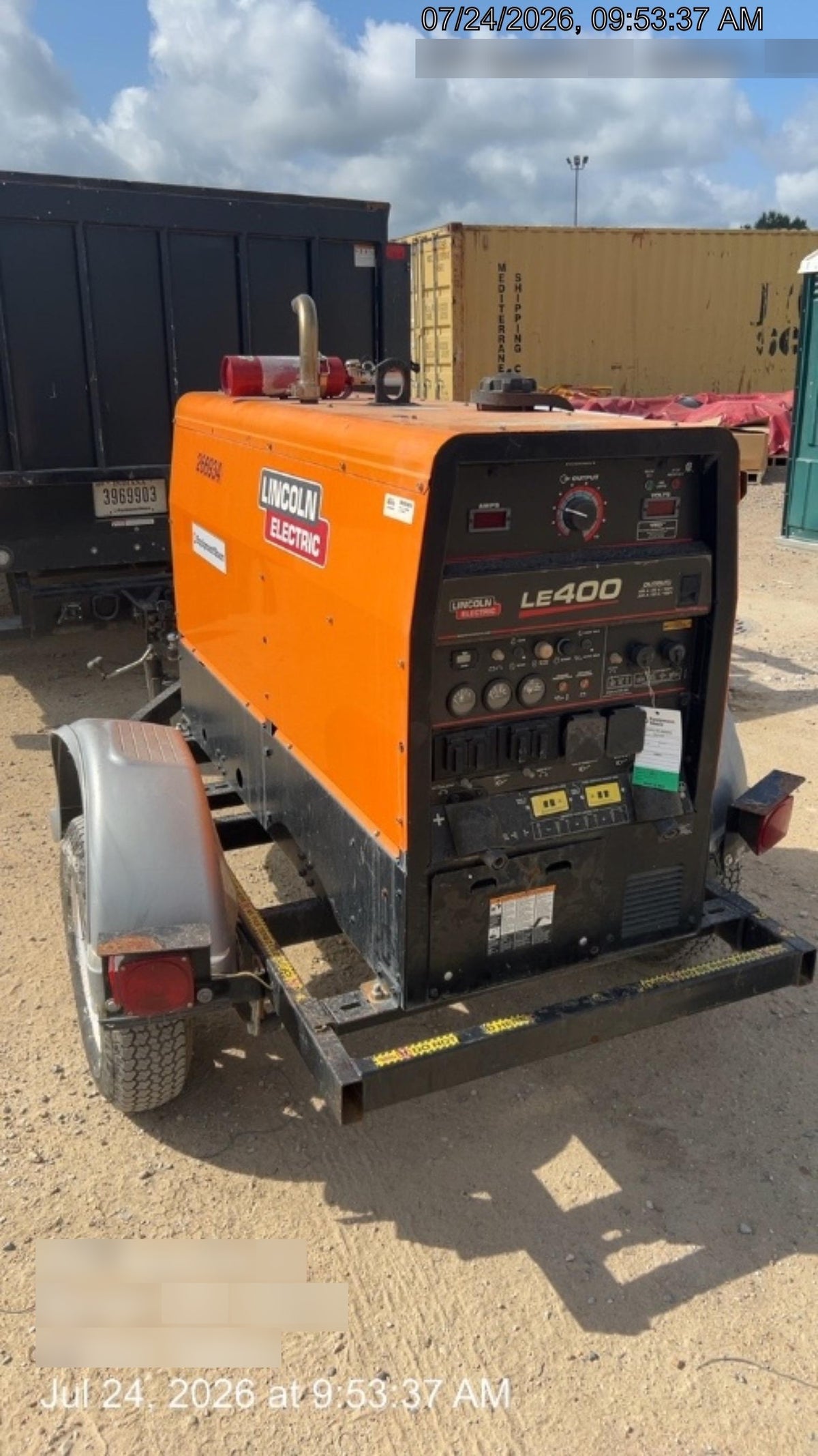 2022 Lincoln Electric LE400 Kubota V1505, Trlr, Cable Rack, Light Kit, ES Decals, T3