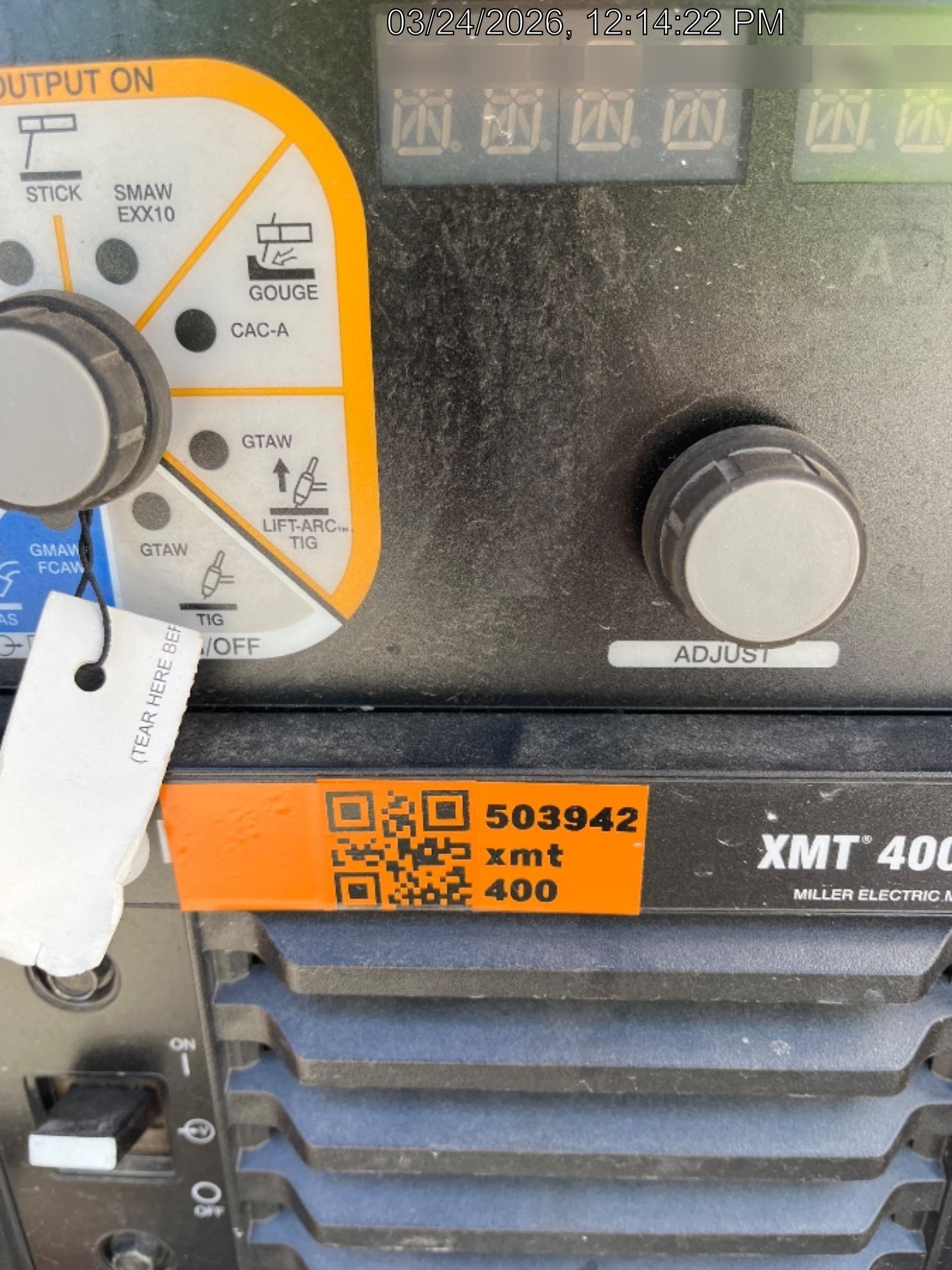 2025 MILLER ELECTRIC XMT 400