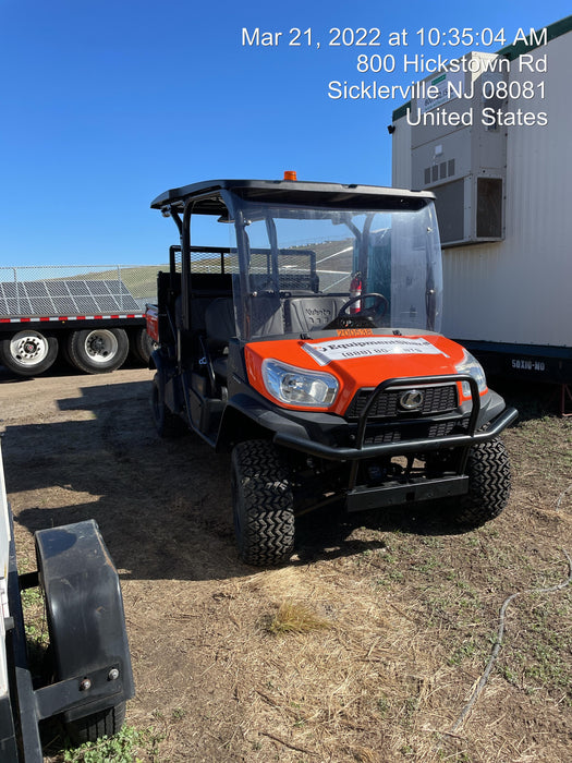 2022 Kubota RTV-X1140W-H Plastic Canopy, Windshield Acrylic Clear, LED Strobe Light, Wire Harness Kit, Back up Alarm