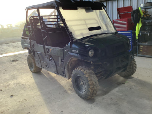 2019 Kawasaki Mule PRO-DXT Standard Options, Backup Alarm, Beacon, Plastic Hard Top, Poly Windshield, Horn Kit