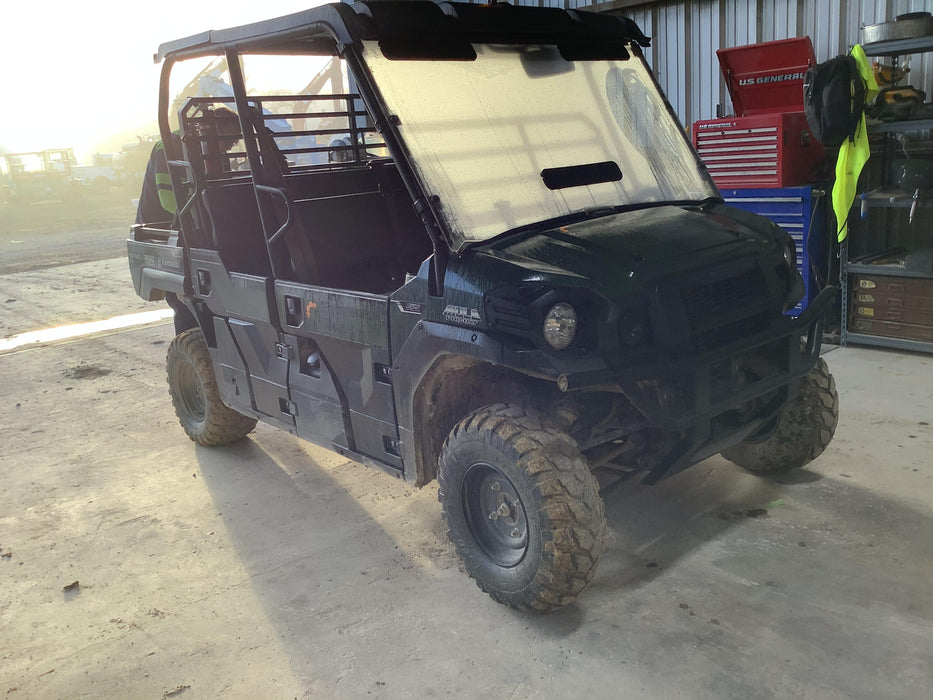 2019 Kawasaki Mule PRO-DXT Standard Options, Backup Alarm, Beacon, Plastic Hard Top, Poly Windshield, Horn Kit