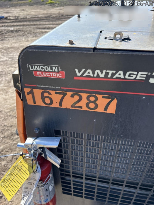 2021 Lincoln Electric Vantage 322 Vantage 322 Ready Pak 3 w/ Decals, ORANGE (includes trailer, cable rack, fender light kit) NO Telematics