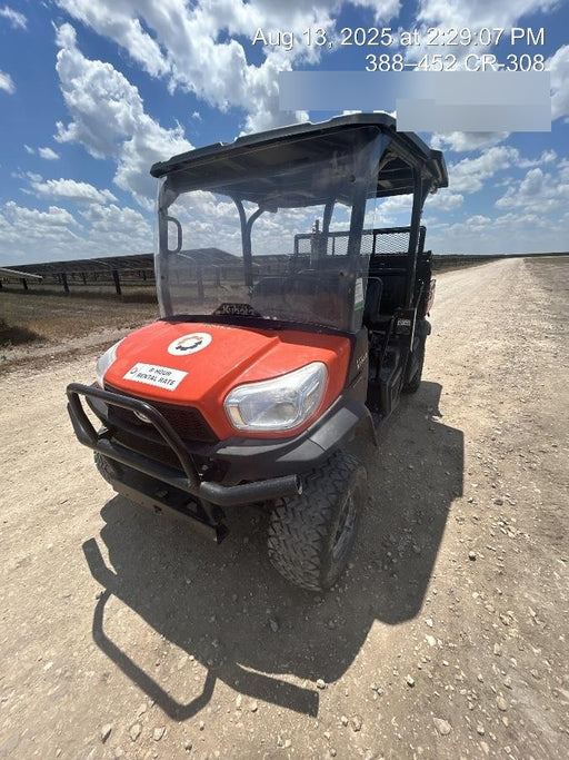 2021 Kubota RTV-X1140W-H Plastic Canopy, Windshield Acrylic Clear, LED Strobe Light, Wire Harness Kit, Back up Alarm