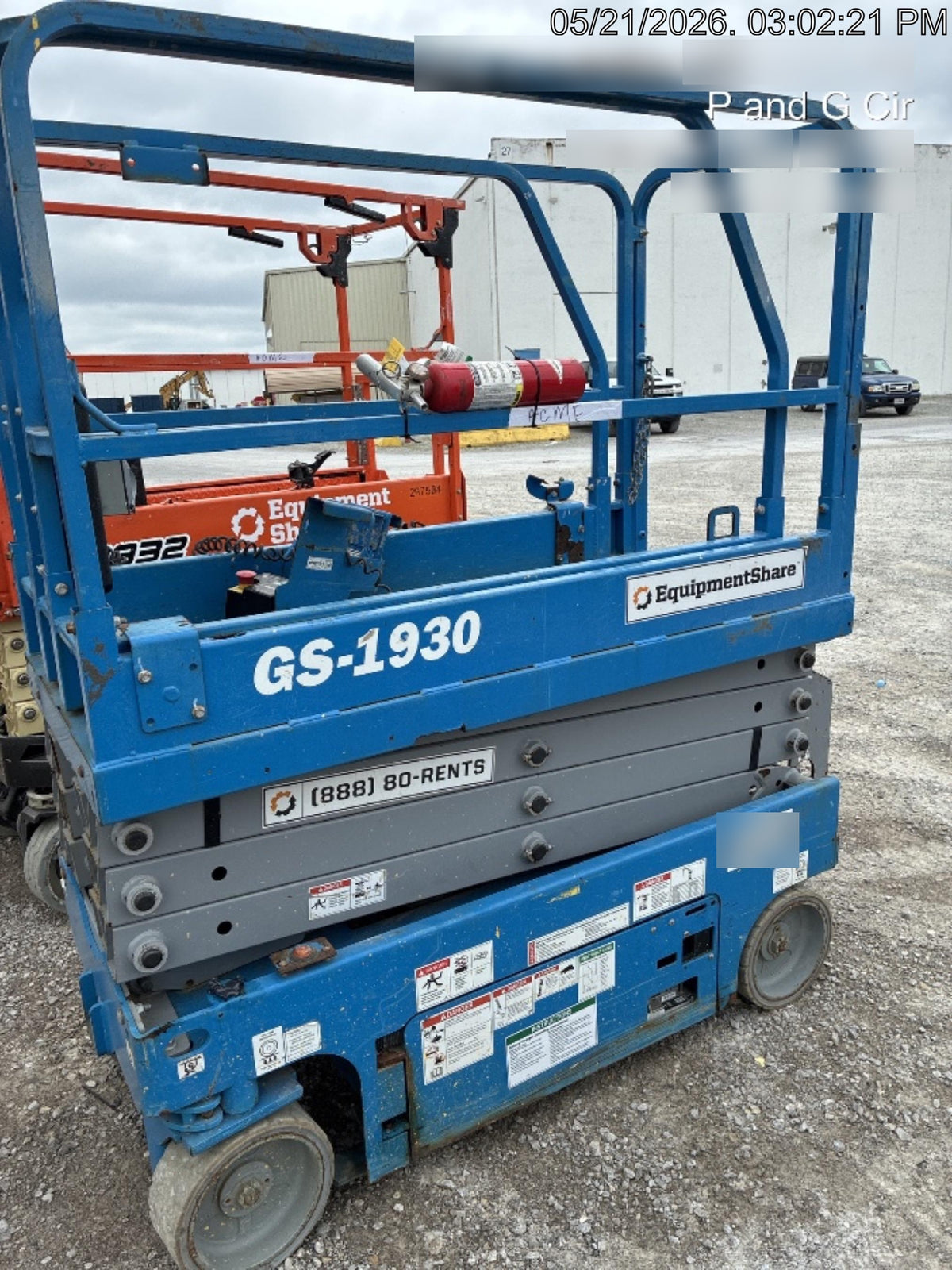 2019 Genie GS-1930 Fixed rails with chain Entry