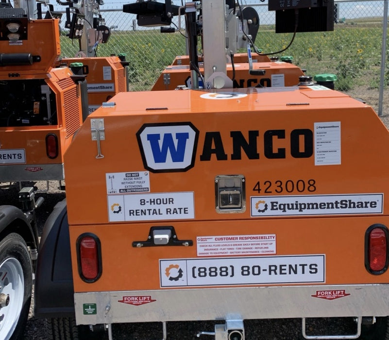 2024 Wanco WLTT-4MM4K Diesel, Deep Sea Controller, Shore Power Plug, Auto Start, (4) 350W LED Floodlights, 4kW Generator, 60 Gal Fuel Tank, 2" Ball, T3