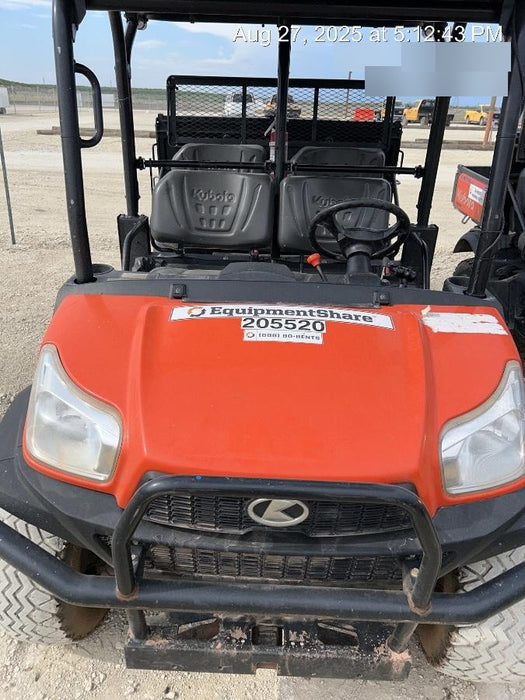 2022 Kubota RTV-X1140W-H Plastic Canopy, Windshield Acrylic Clear, LED Strobe Light, Wire Harness Kit, Back up Alarm