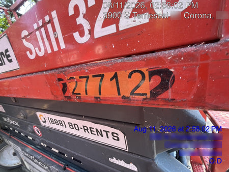 2019 Skyjack SJIII-3226 Standard Options