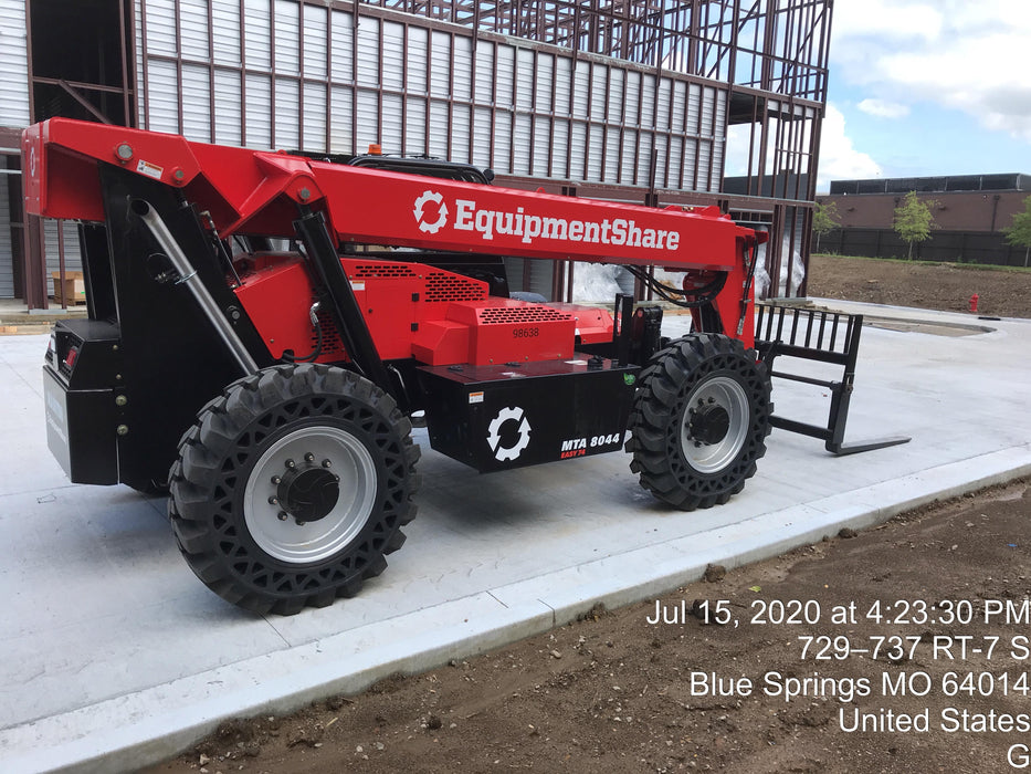 2020 Manitou MTA8044 Cab/Heat/Air, Solid Tires, Work Lights, Beacon, Aux Hydraulics, Back up Alarm, Lifting Eye, Mirrors, ES Keypad