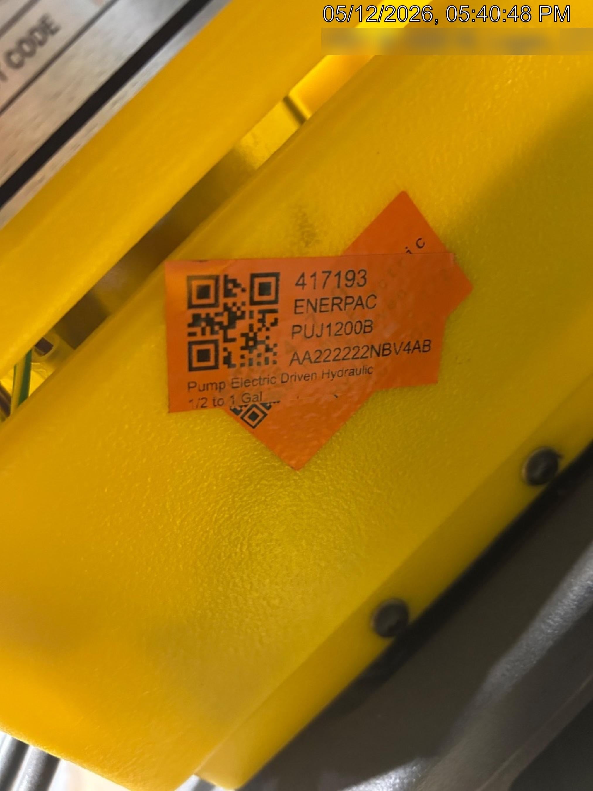 2024 ENERPAC PUJ1200B