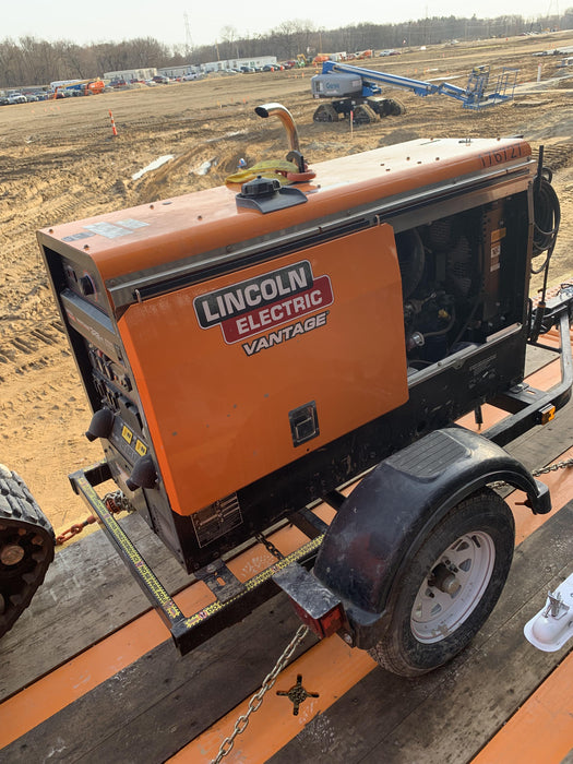 2021 Lincoln Electric Vantage 322 Vantage 322 Ready Pak 3 w/ Decals, ORANGE (includes trailer, cable rack, fender light kit) NO Telematics