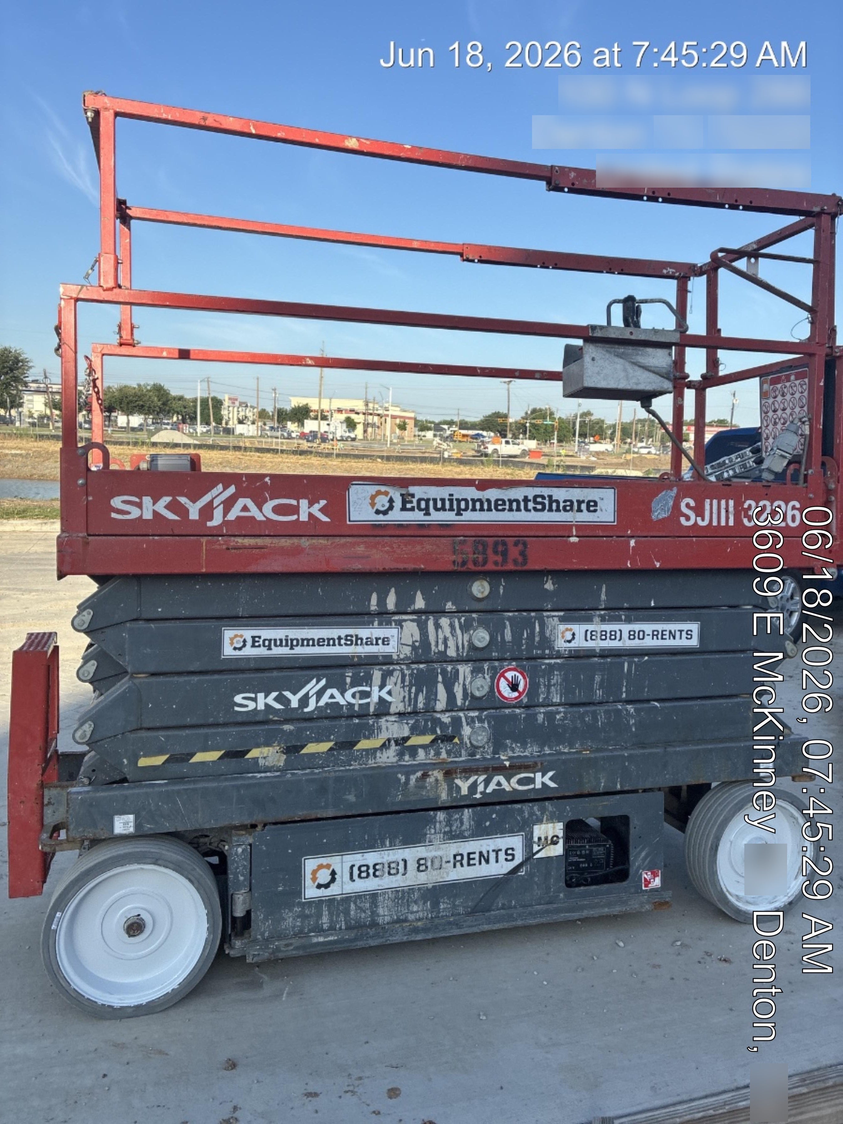 2017 Skyjack SJIII-3226 Skyjack SJ3226, Trojan Battery Set, Extended Warranty 5yr/5k hr