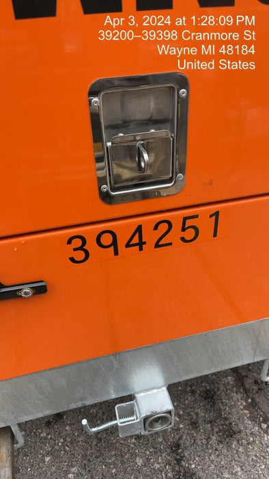 2024 Wanco WLTT-4MM4K Diesel, Deep Sea Controller, Shore Power Plug, Auto Start, (4) 350W LED Floodlights, 4kW Generator, 60 Gal Fuel Tank, 2" Ball, T3