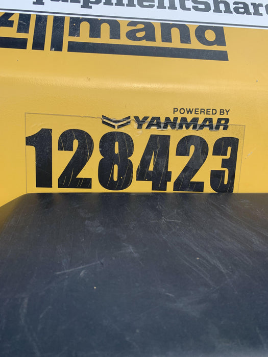 2021 Allmand NLV3GR (4) LED Light Fixture 350W, 23' Vertical Mast, 3kW Prime, Towable, Deep Sea L401, Leveling Jacks, Yanmar T4F 5.8hp