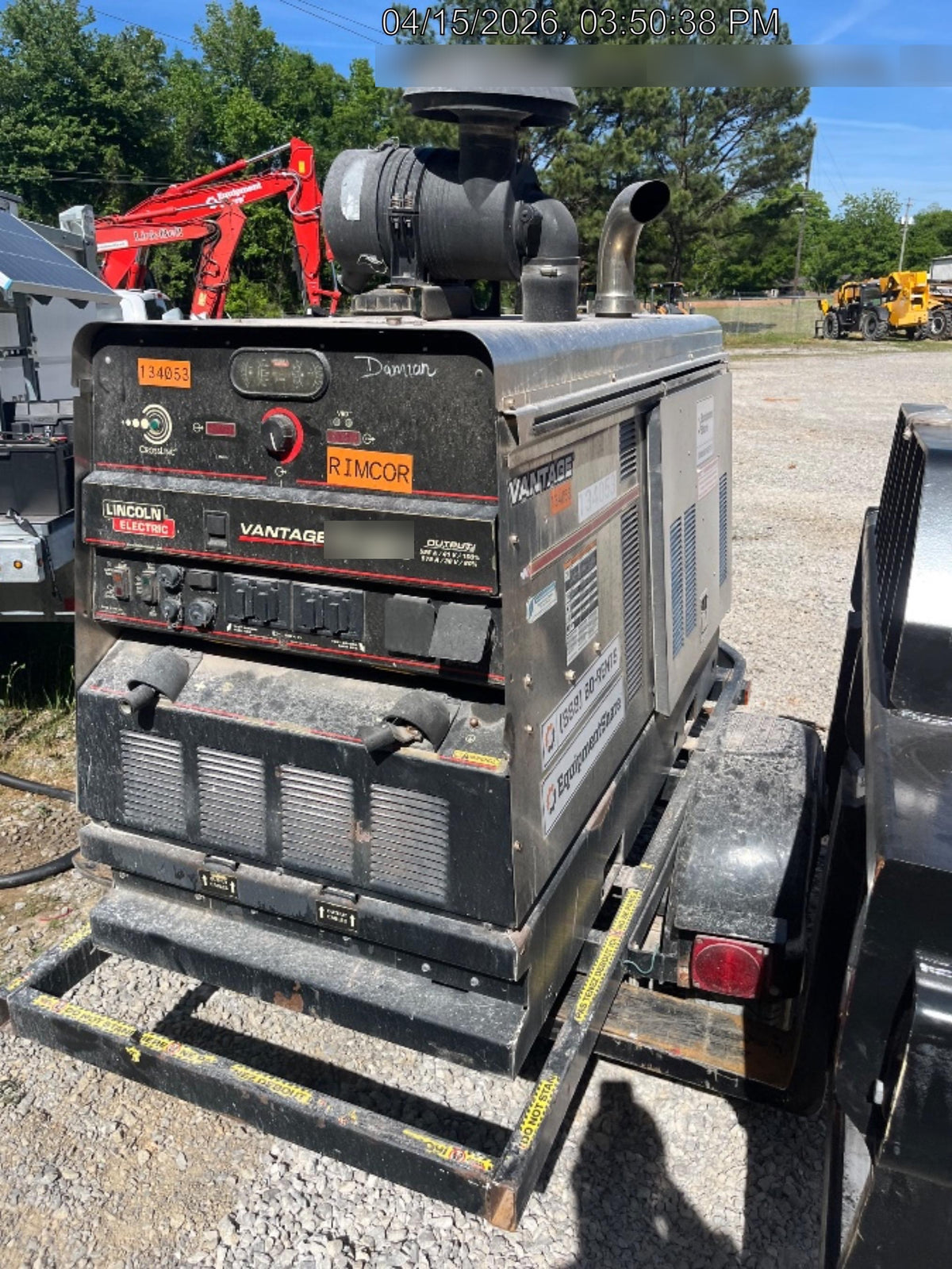2021 Lincoln Electric Vantage 549X VANTAGE 549X READY PAK 3