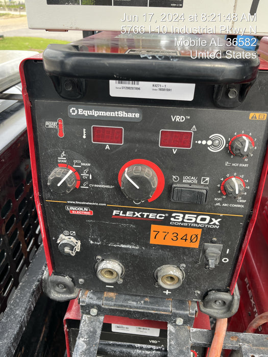 2020 LINCOLN ELECTRIC FLEXTEC 350X