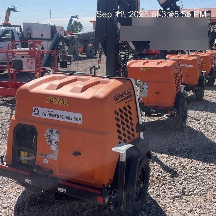 2024 Generac MLT2 Diesel, Flex Switch 120V Input, Powerzone Controller, 
(4) 320W LED Lights, 4kW Generator, 39.9 Gal Fuel Tank, 2" Ball, T3