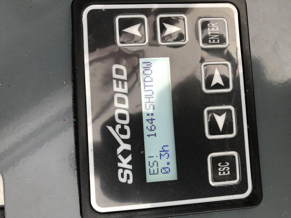 2020 Skyjack SJIII-3219 Solid NM Tires, Half height spring hinged entry gate, Dual Beacons, 800W Inverter