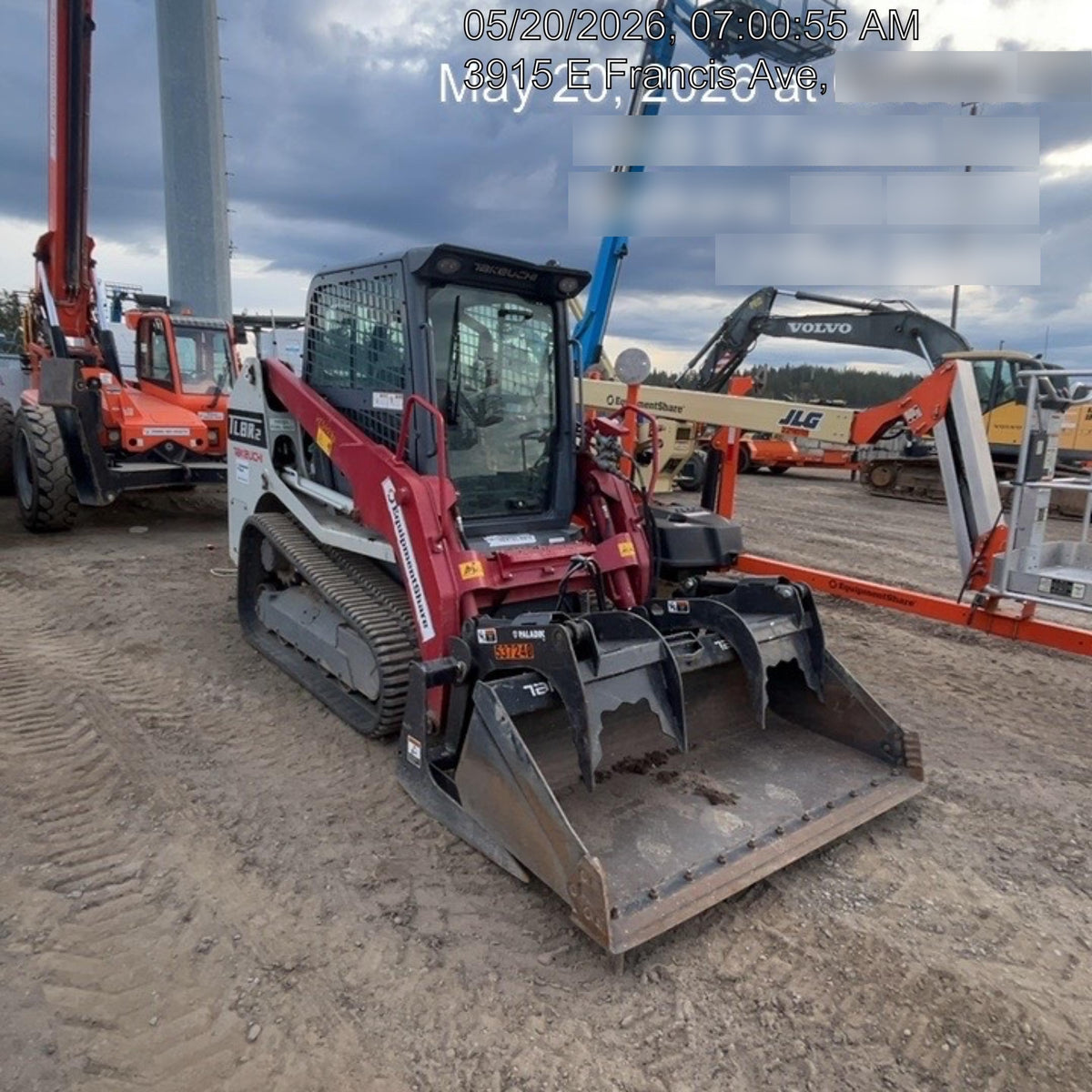 2025 PALADIN 72" Skeleton Grapple Bucket - Paladin
