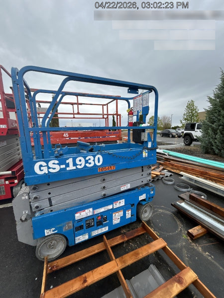 2020 Genie GS-1930 Standard Machine, 800W Inverter