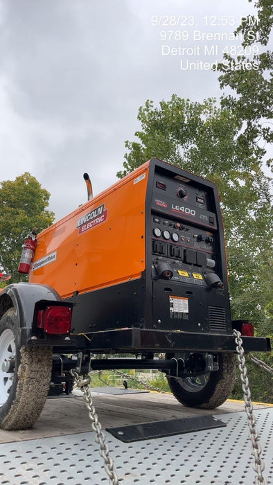 2023 Lincoln Electric LE400 Kubota V1505, Trlr, Cable Rack, Light Kit, ES Decals, T3