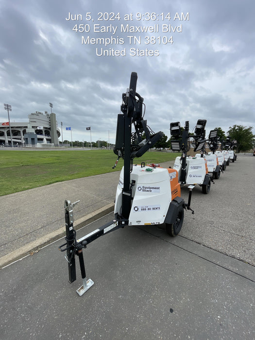 2024 Generac MLT2 Diesel, Flex Switch 120V Input, Powerzone Controller, 
(4) 320W LED Lights, 4kW Generator, 39.9 Gal Fuel Tank, 2" Ball, T3