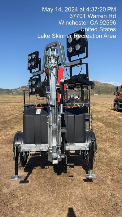 2024 Wanco WLTT-4MM4K Diesel, Deep Sea Controller, Shore Power Plug, Auto Start, (4) 350W LED Floodlights, 4kW Generator, 60 Gal Fuel Tank, 2" Ball, T3