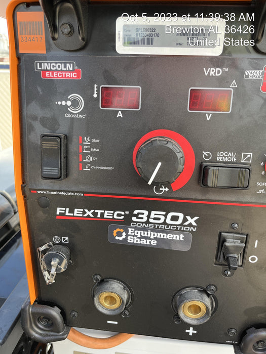 2023 LINCOLN ELECTRIC FLEXTEC 350X