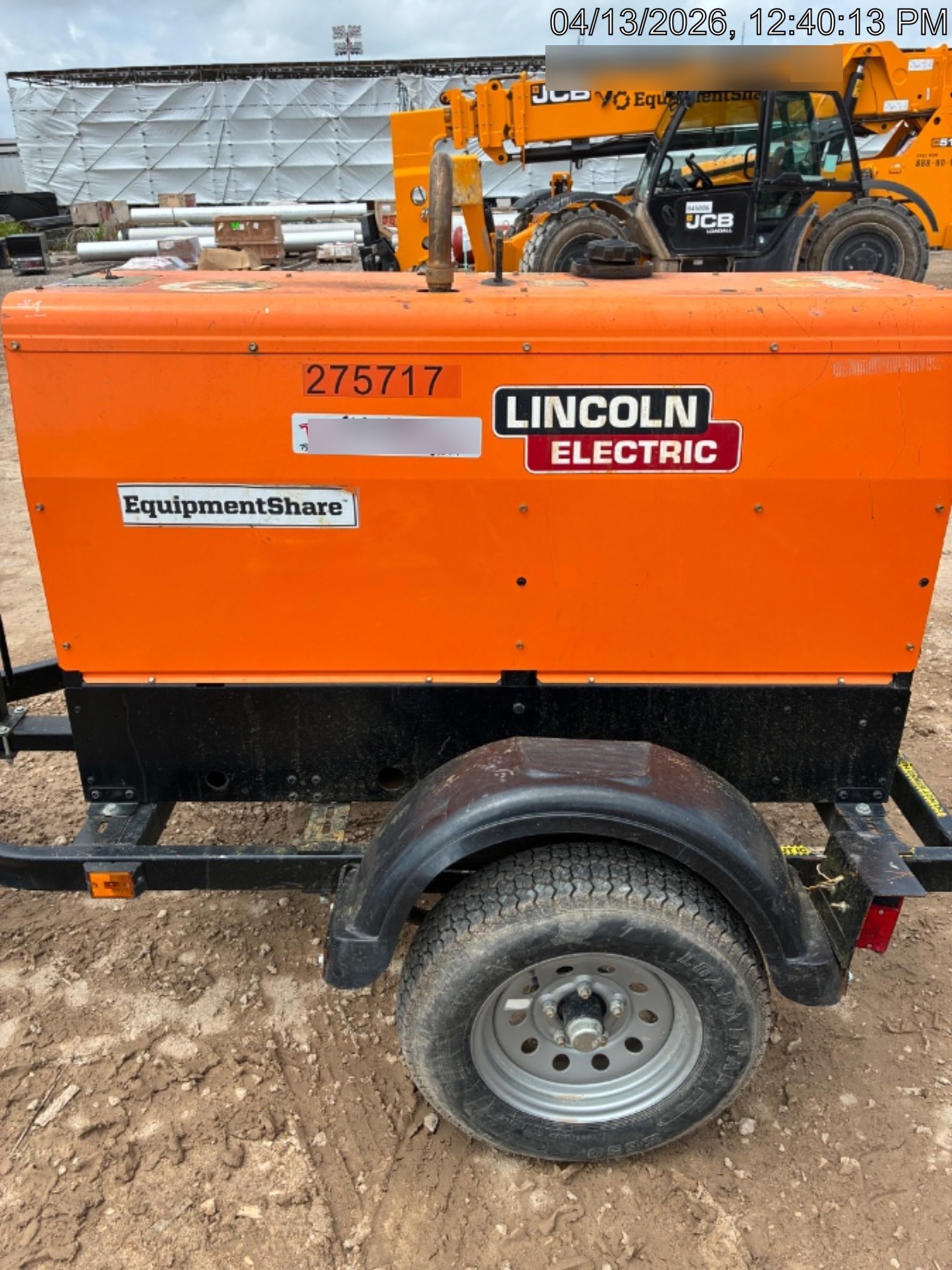 2022 Lincoln Electric LE400 Kubota V1505, Trlr, Cable Rack, Light Kit, ES Decals, T3