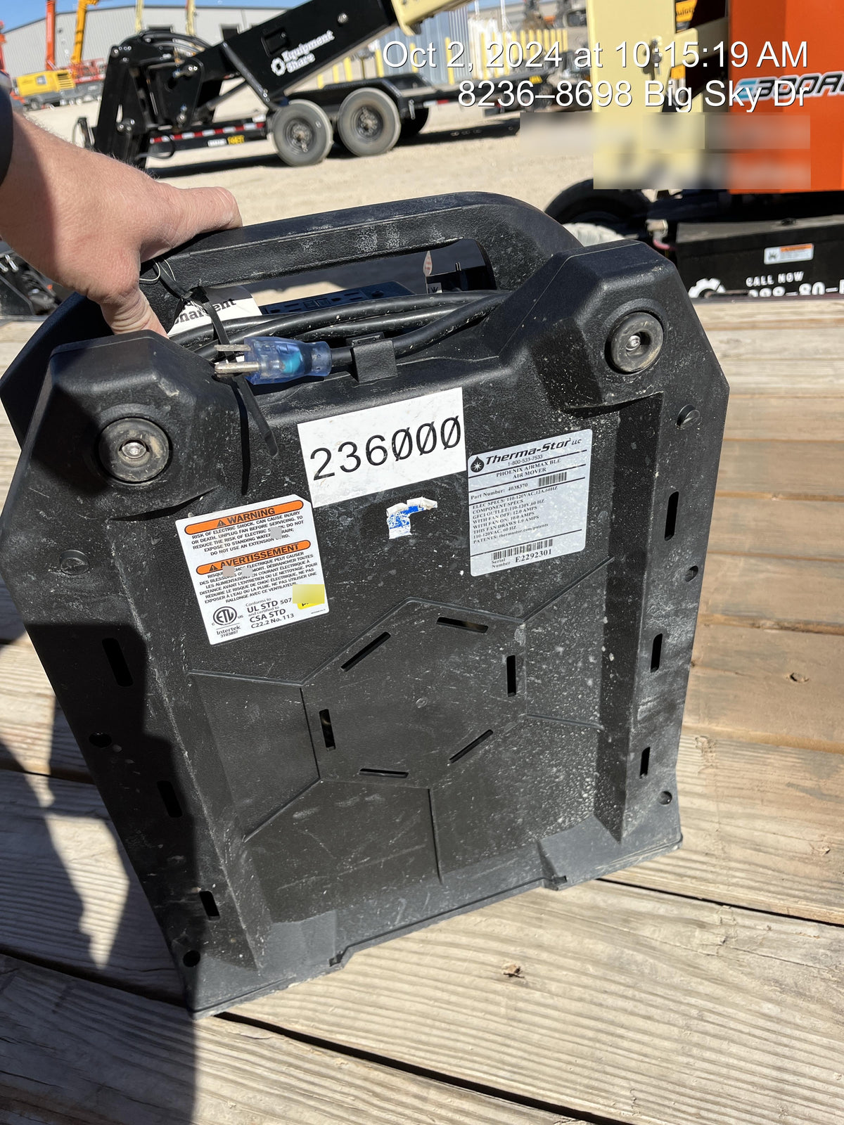 2022 PHOENIX AirMAX Radial Air Mover