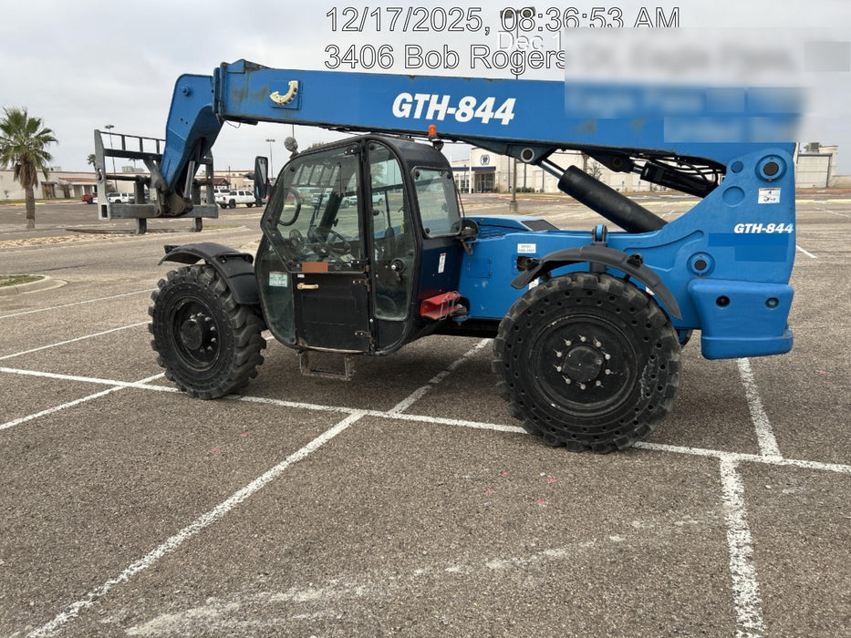 2019 Genie GTH-844 Genie GTH-844 w/Enclosed Cab w/HVAC, Work Lights, Solid Tires, Beacon, 60" Carriage and Forks