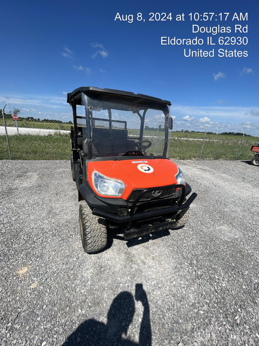 2022 Kubota RTV-X1140W-H Plastic Canopy, Windshield Acrylic Clear, LED Strobe Light, Wire Harness Kit, Back up Alarm