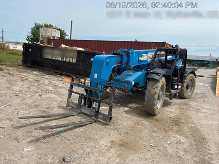 2019 Genie GTH-844 Canopy, Solid RT Tires, LED Work Lights, Beacon 60" QA Carriage, 48" Forks