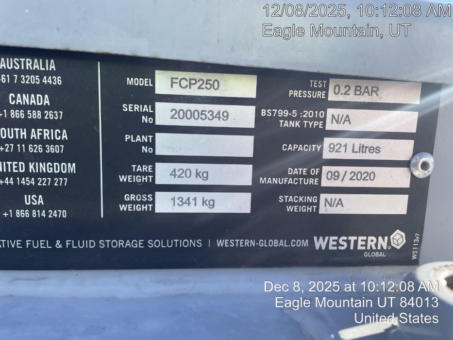 2020 FUELCUBE FCP250