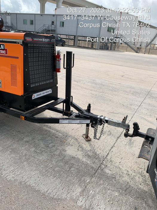 2022 Lincoln Electric Vantage 549X Crosslink Technology, Trailer Mounted, ES Decals, T3