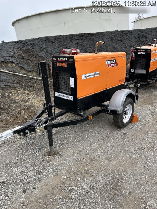 2022 Lincoln Electric LE400 Kubota V1505, Trlr, Cable Rack, Light Kit, ES Decals, T3