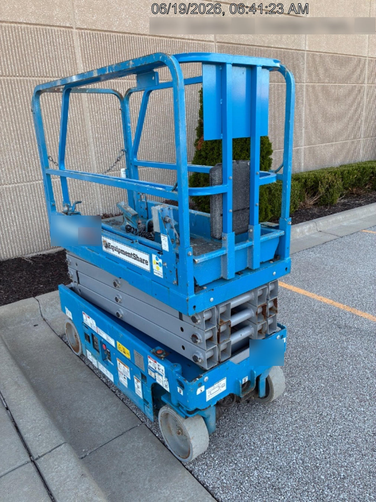 2019 Genie GS-1930 Fixed rails with chain Entry