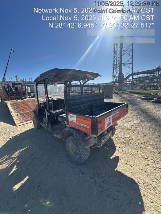 2020 Kubota RTV-X1140W-H Canopy, 4-Seater, Diesel, Windshield Acrylic Clear, Strobe Light, Backup Alarm