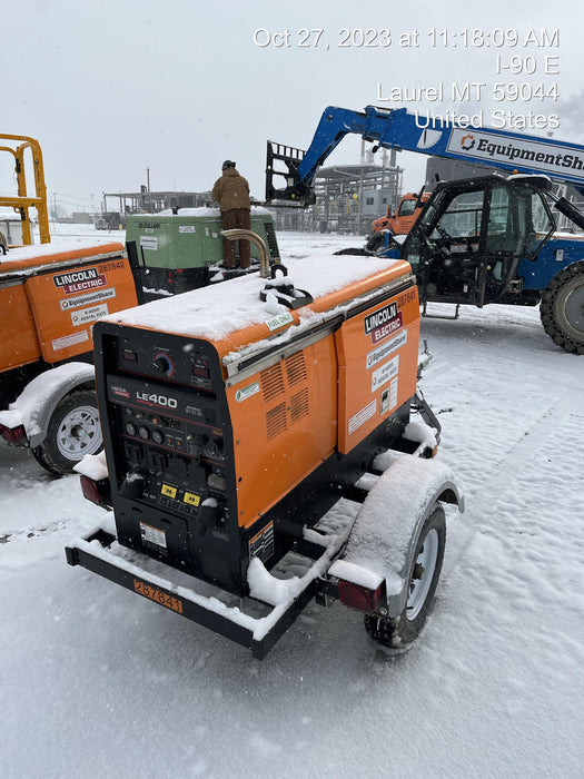 2023 Lincoln Electric LE400 Kubota V1505, Trlr, Cable Rack, Light Kit, ES Decals, T3